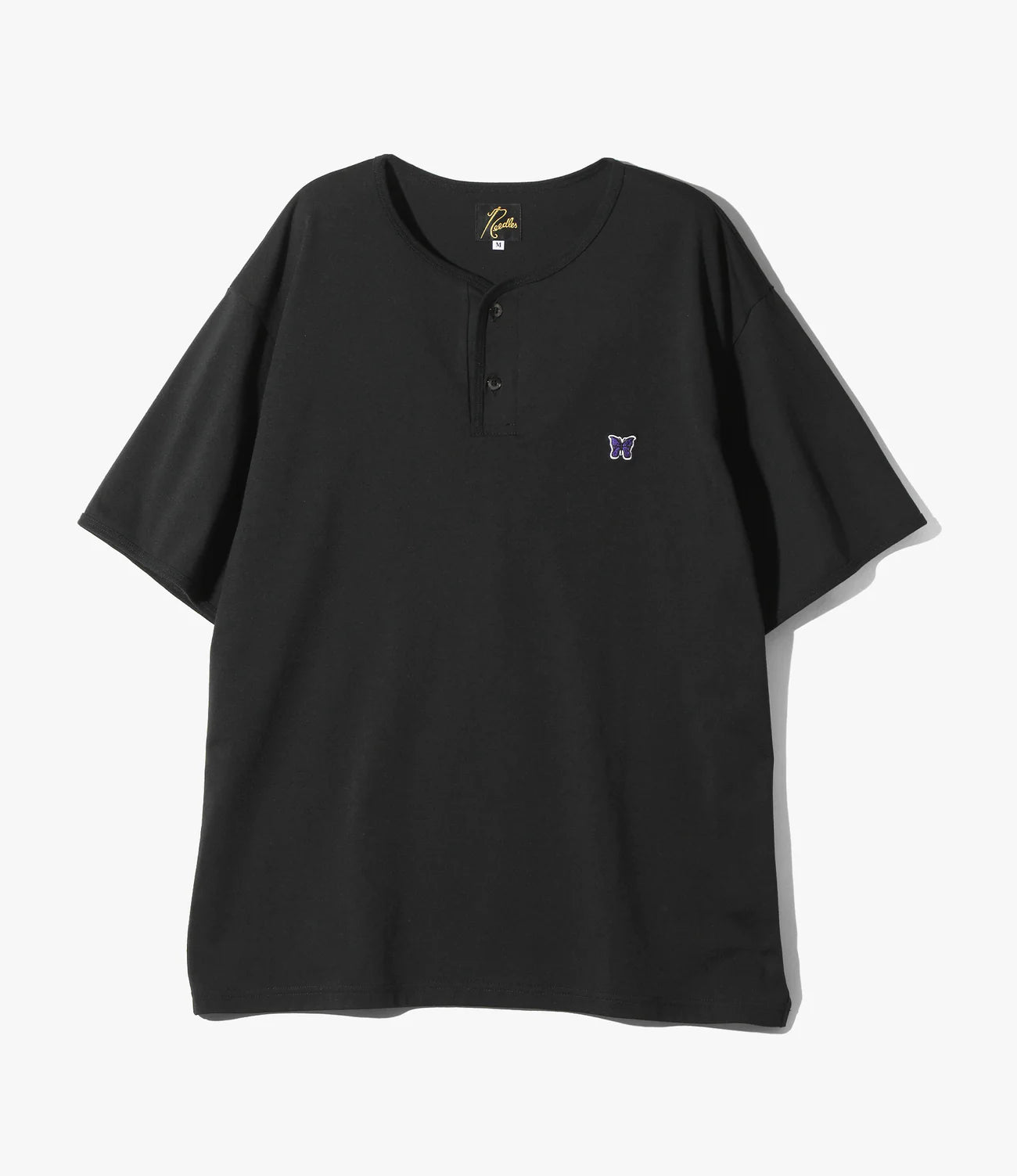 Needles S/S Henley Neck Tee - Poly Jersey