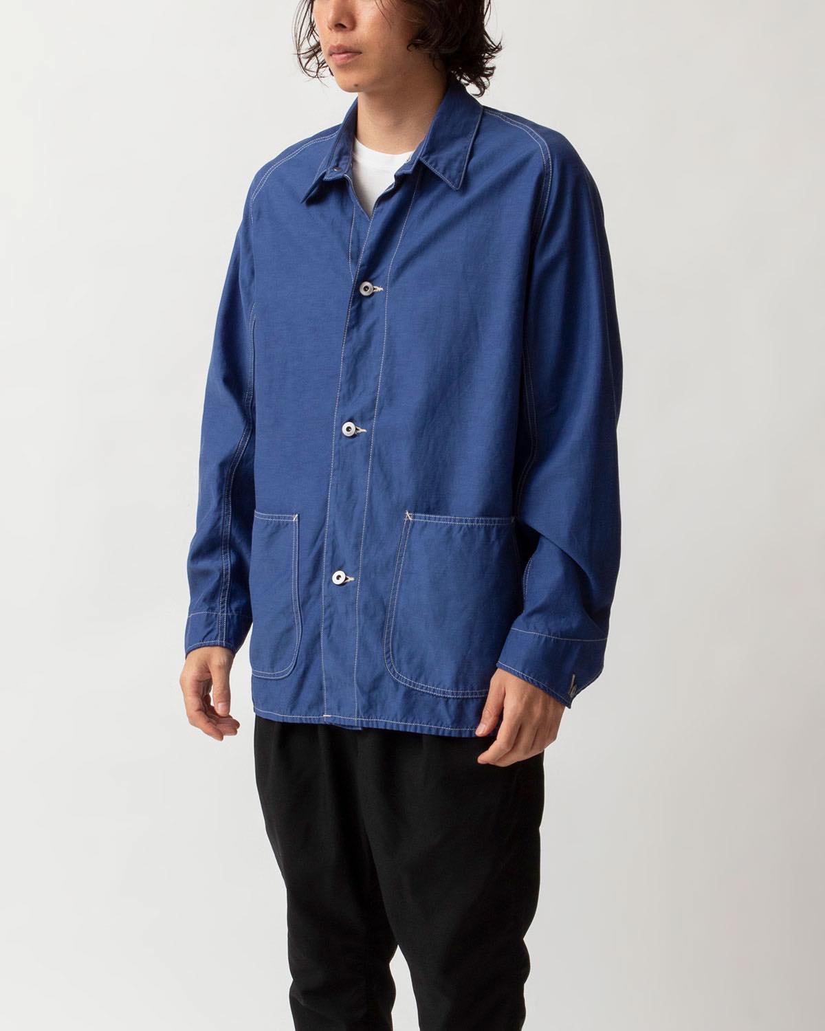 激安単価で】 COMOLI - A.PRESSE 22SS Coverall Jacket Sage サイズ1の