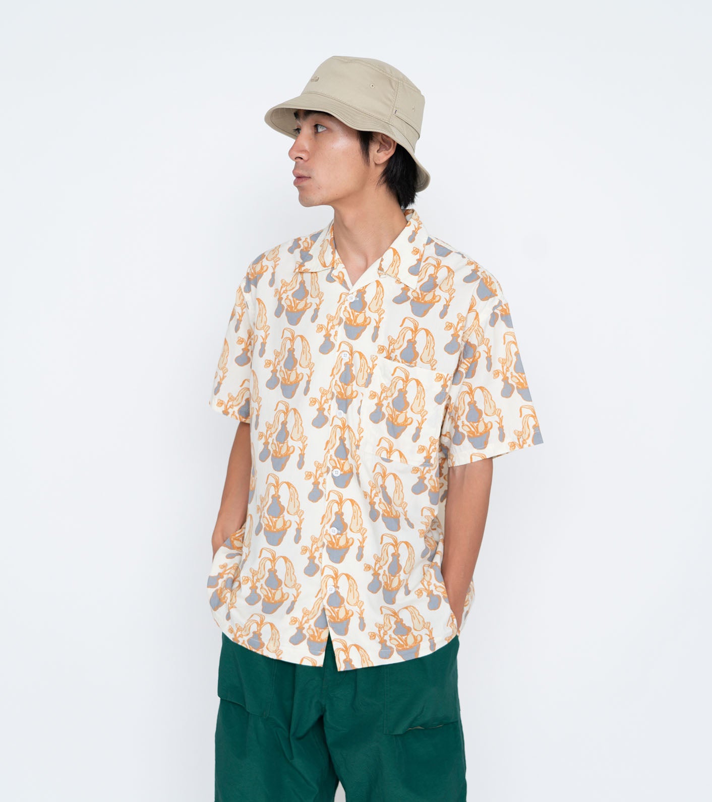 THE NORTH FACE PURPLE LABEL Open Collar Field S/S Shirt