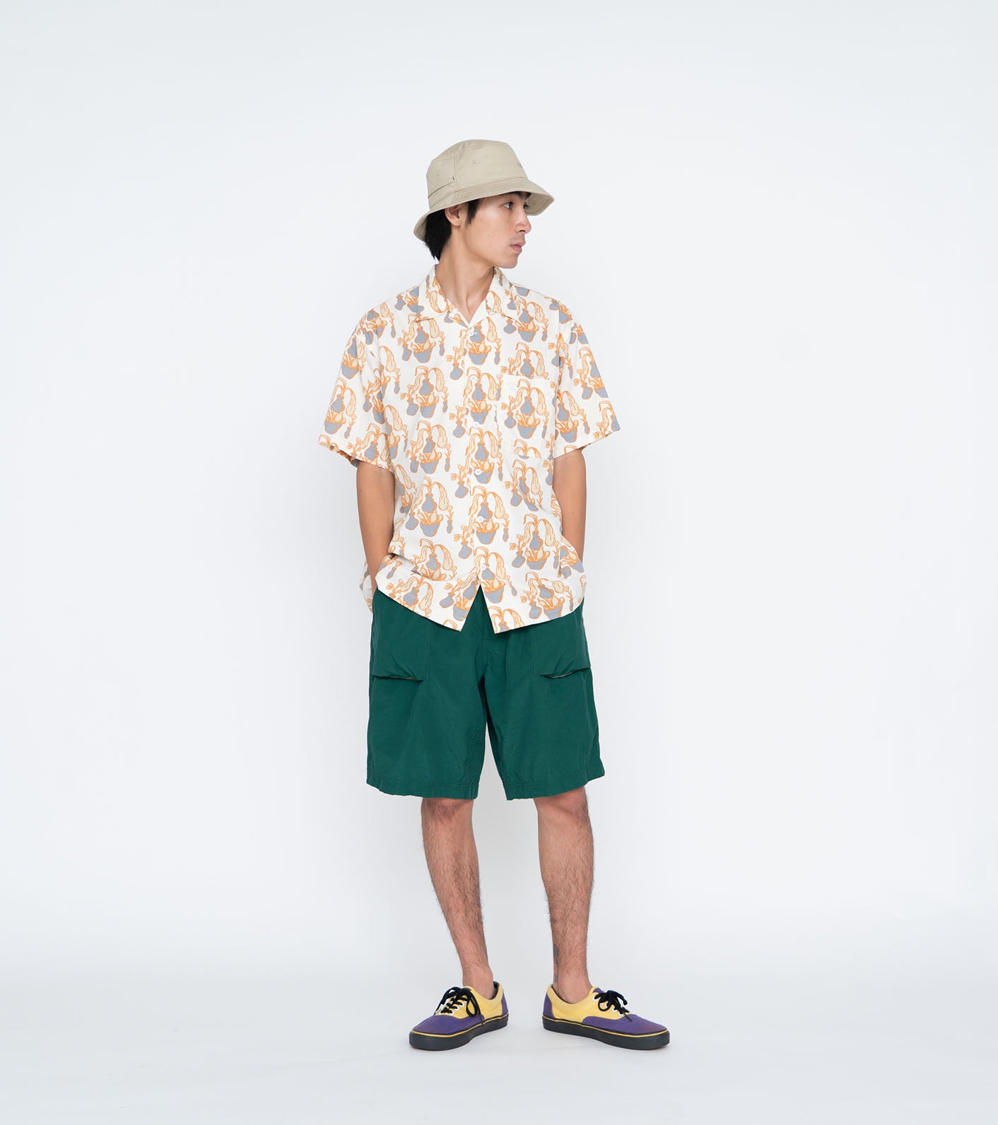 THE NORTH FACE PURPLE LABEL Open Collar Field S/S Shirt