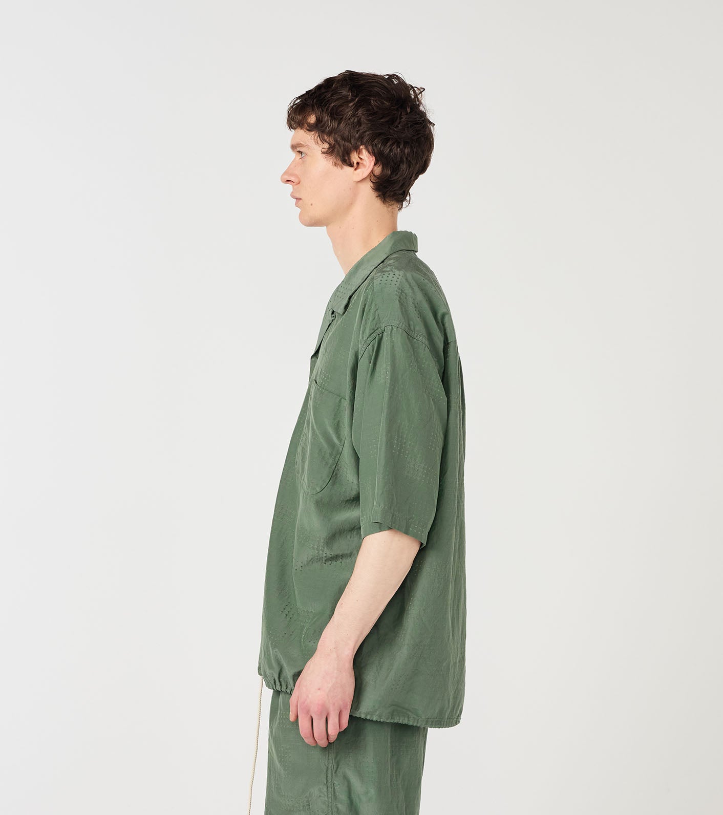 nanamica Open Collar S/S Shirt