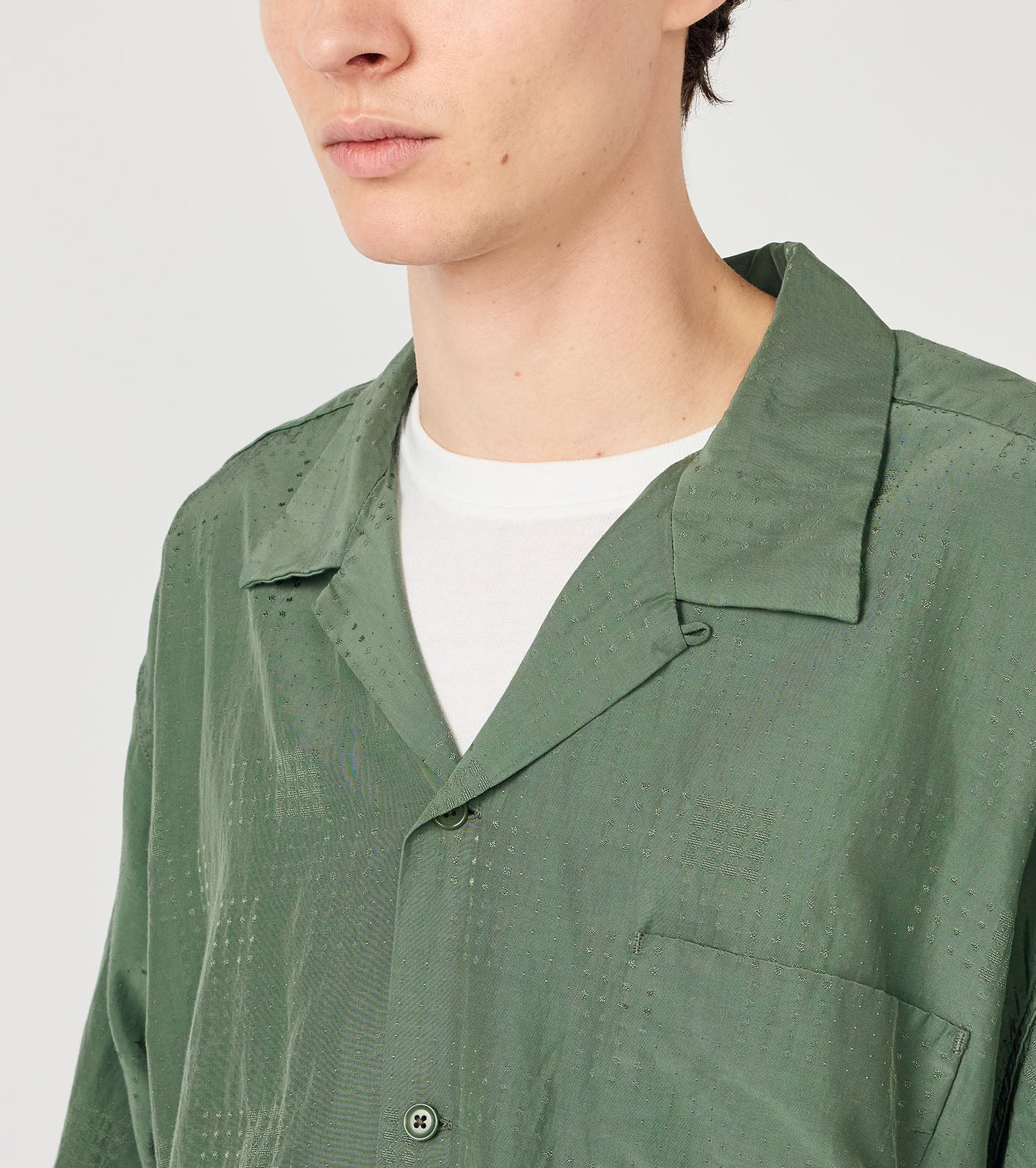 nanamica Open Collar S/S Shirt