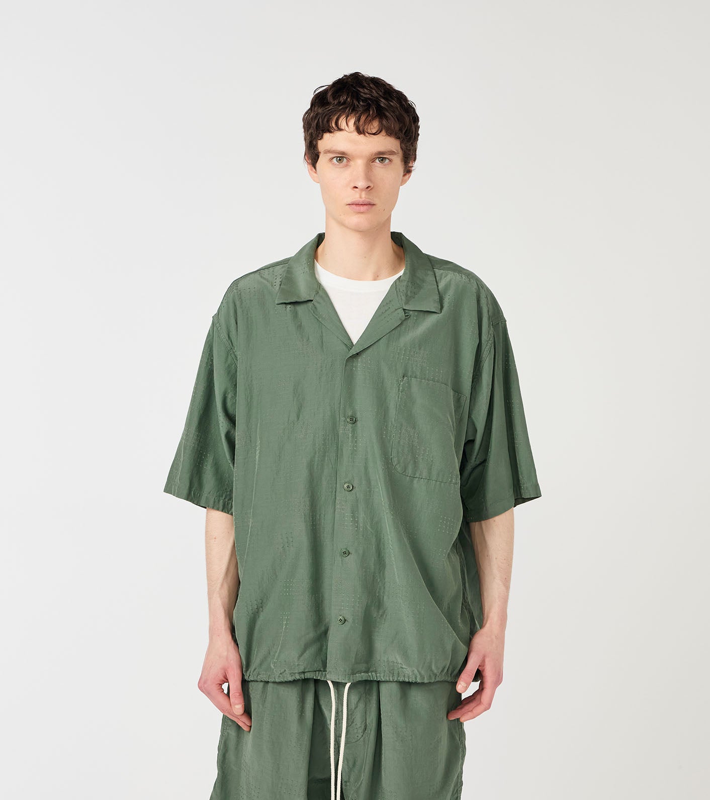 nanamica Open Collar S/S Shirt
