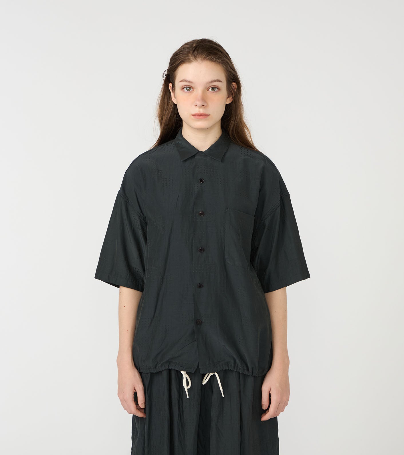 nanamica Open Collar S/S Shirt