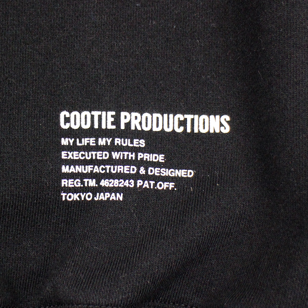 COOTIE PRODUCTIONS OPEN END YARN PLAIN SWEAT SNAP HOODIE