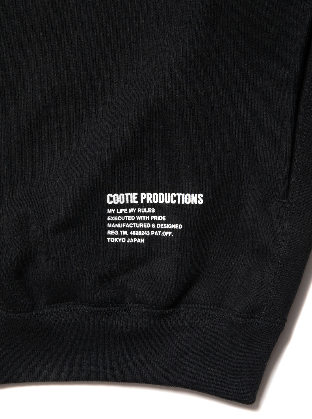 COOTIE PRODUCTIONS OPEN END YARN PLAIN SWEAT SNAP HOODIE