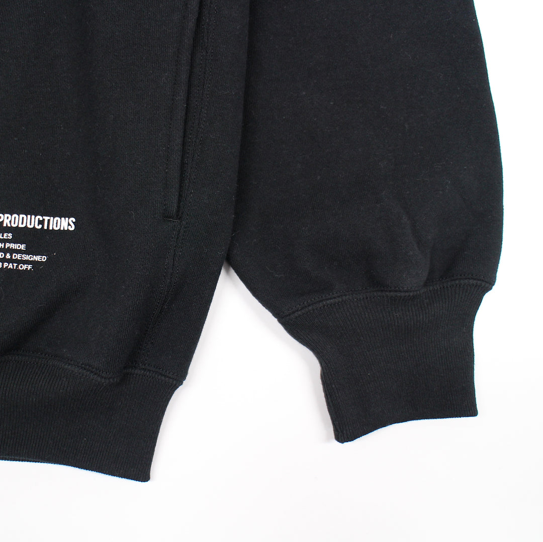 COOTIE PRODUCTIONS OPEN END YARN PLAIN SWEAT SNAP HOODIE