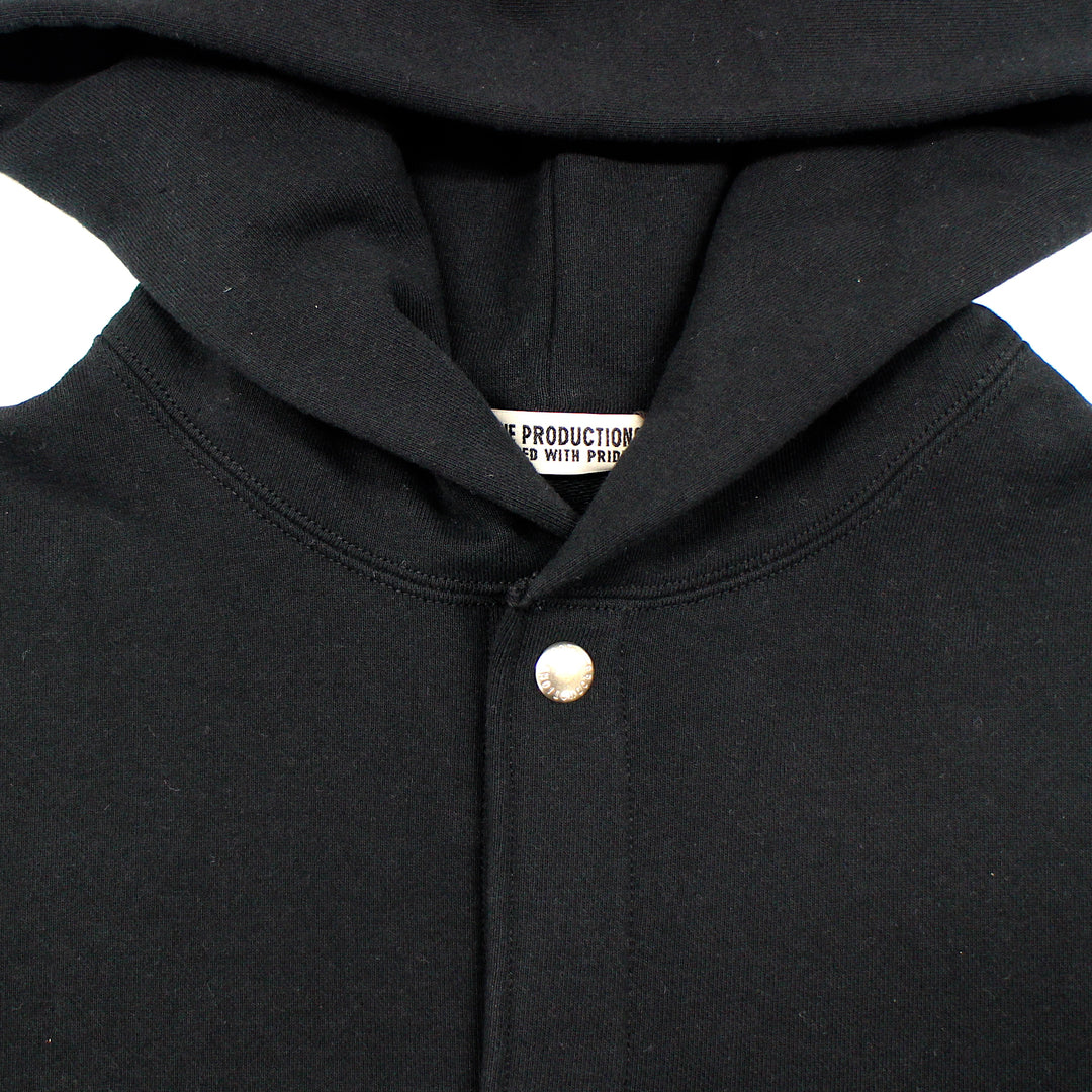 COOTIE PRODUCTIONS OPEN END YARN PLAIN SWEAT SNAP HOODIE