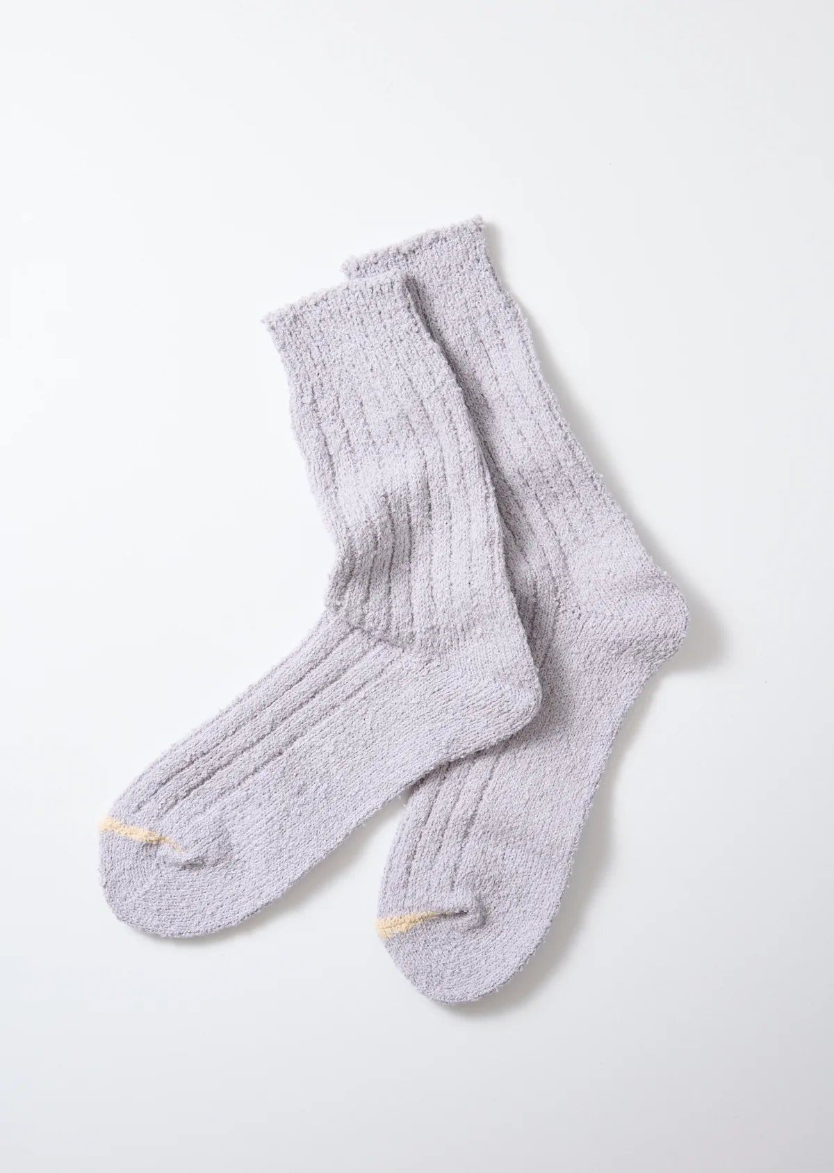 RoToTo RECYCLED COTTON BOUCLE CREW SOCKS