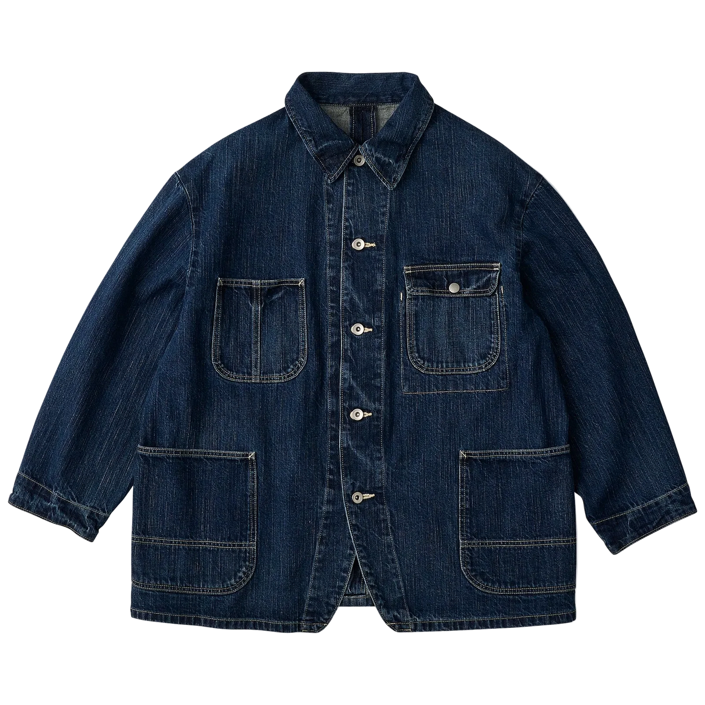 Porter Classic STEINBECK DENIM COVERALLS -NAVY-