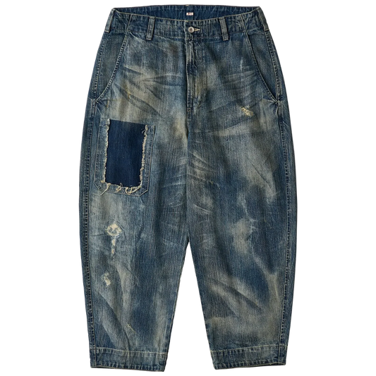 Porter Classic STEINBECK DENIM POCKET PANTS VINTAGE CUSTOM