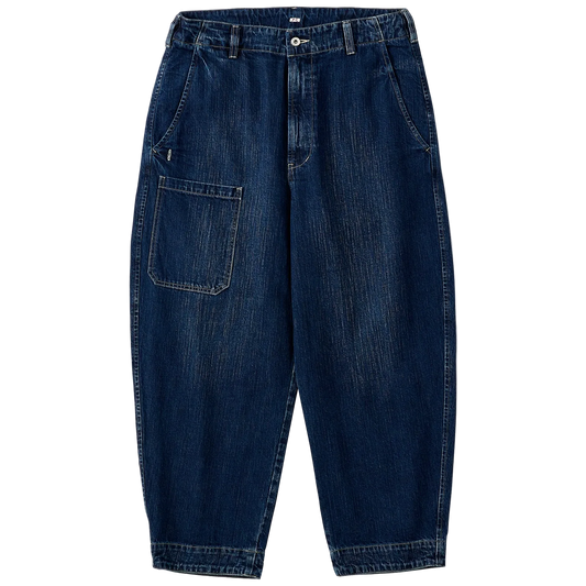 Porter Classic STEINBECK DENIM POCKET PANTS -NAVY-