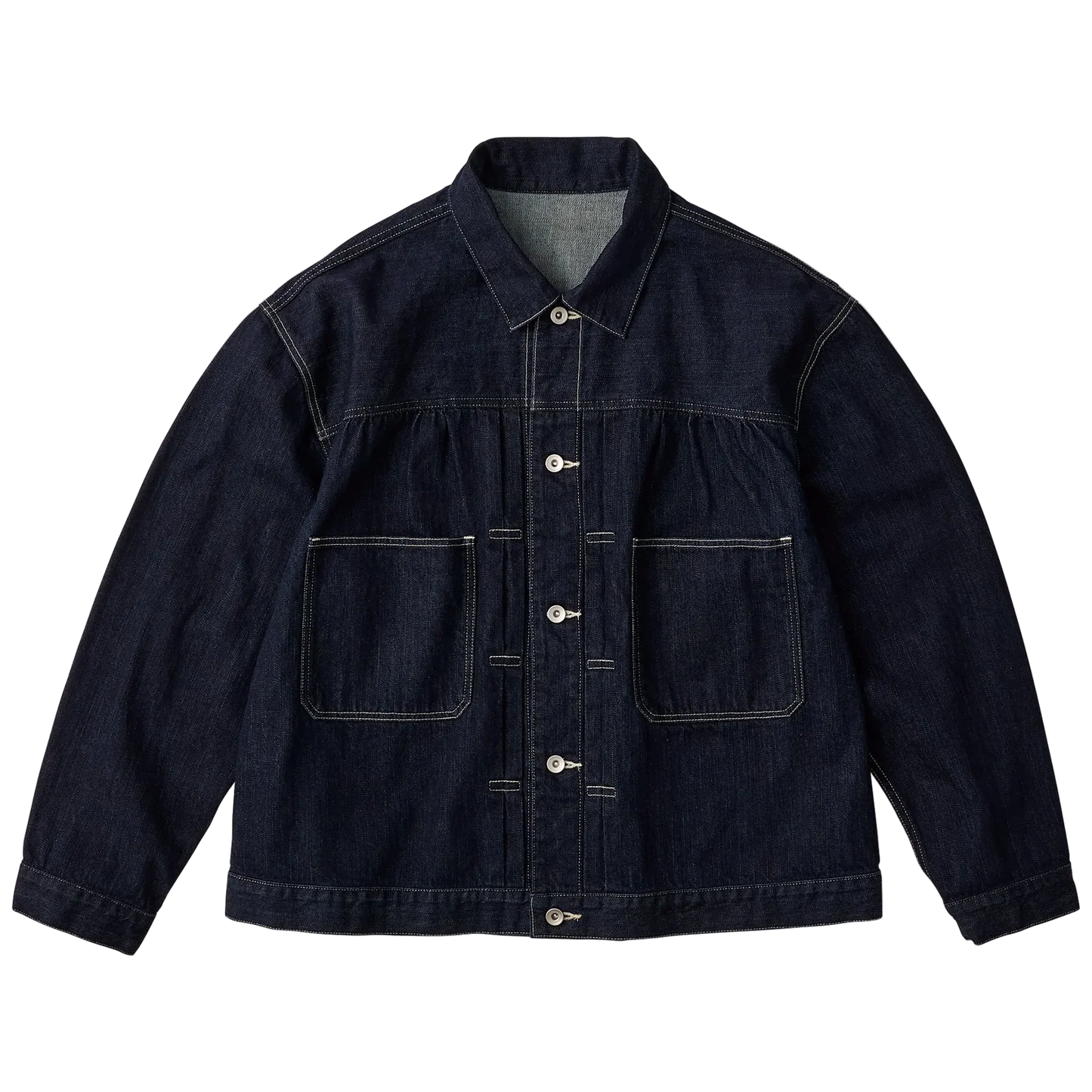 Porter Classic STEINBECK DENIM JACKET -DARK NAVY-