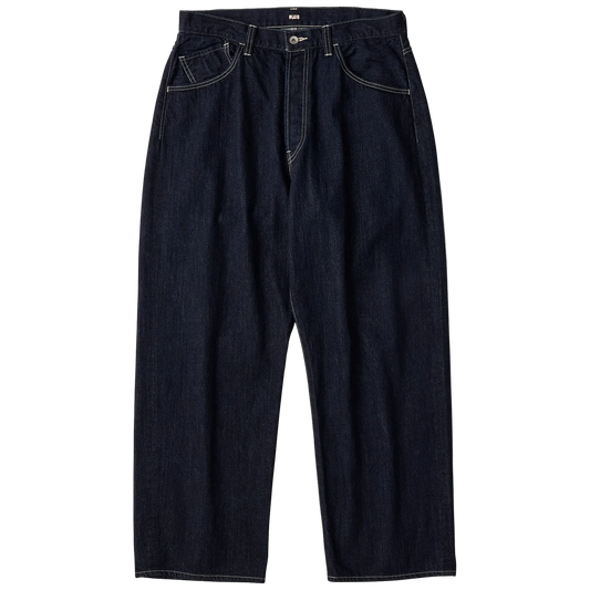 Porter Classic STEINBECK DENIM PANTS -DARK NAVY-