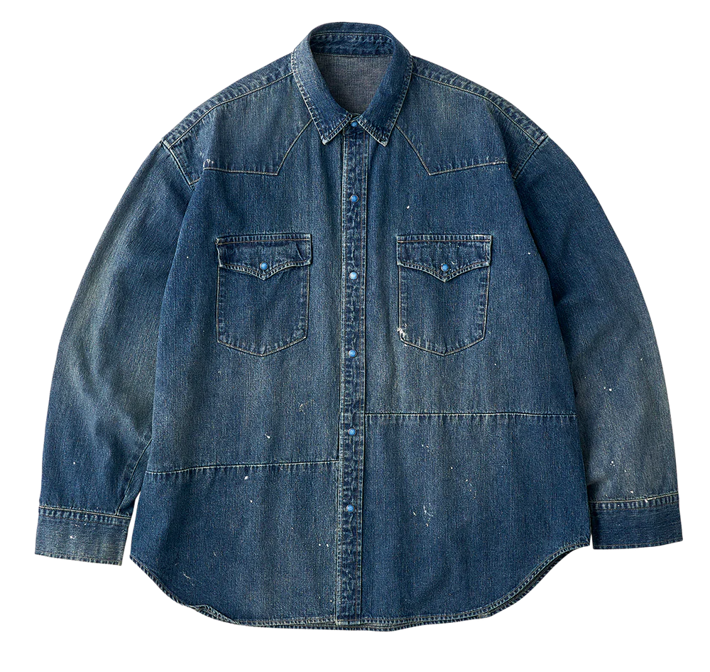 Porter Classic BREAKFAST DENIM WESTERN SHIRTS