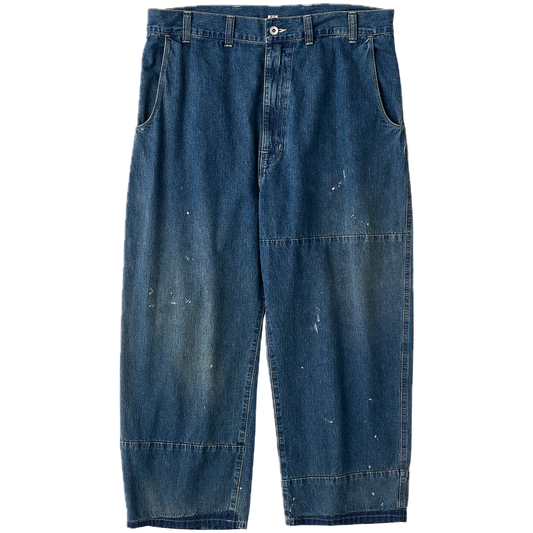 Porter Classic BREAKFAST DENIM FATTY PANTS