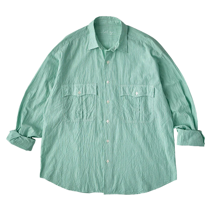 Porter Classic ROLL UP STRIPE SHIRT -2025SS-