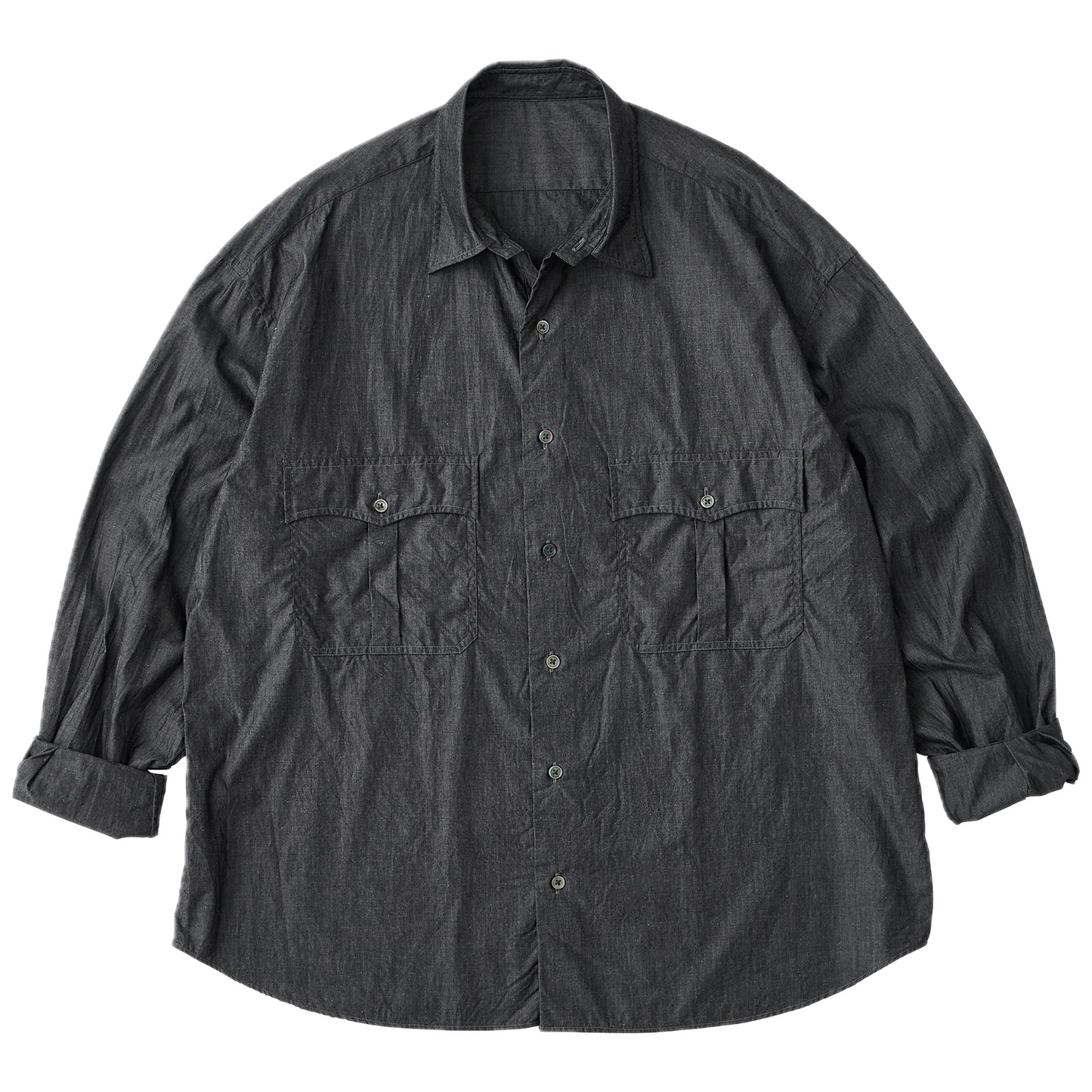 Porter Classic ROLL UP SHIRT (SUVIN GOLD SUPREME 140/2)