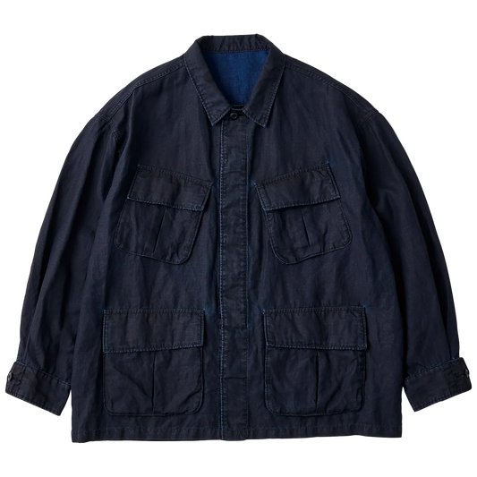 Porter Classic FARMER’S LINEN MILITARY JACKET