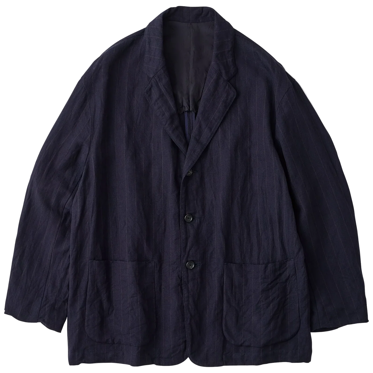Porter Classic PIN STRIPE LINEN COTTON CLASSIC JACKET
