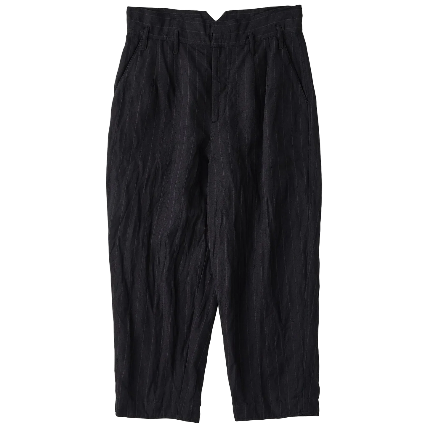 Porter Classic PIN STRIPE LINEN COTTON CLASSIC PANTS