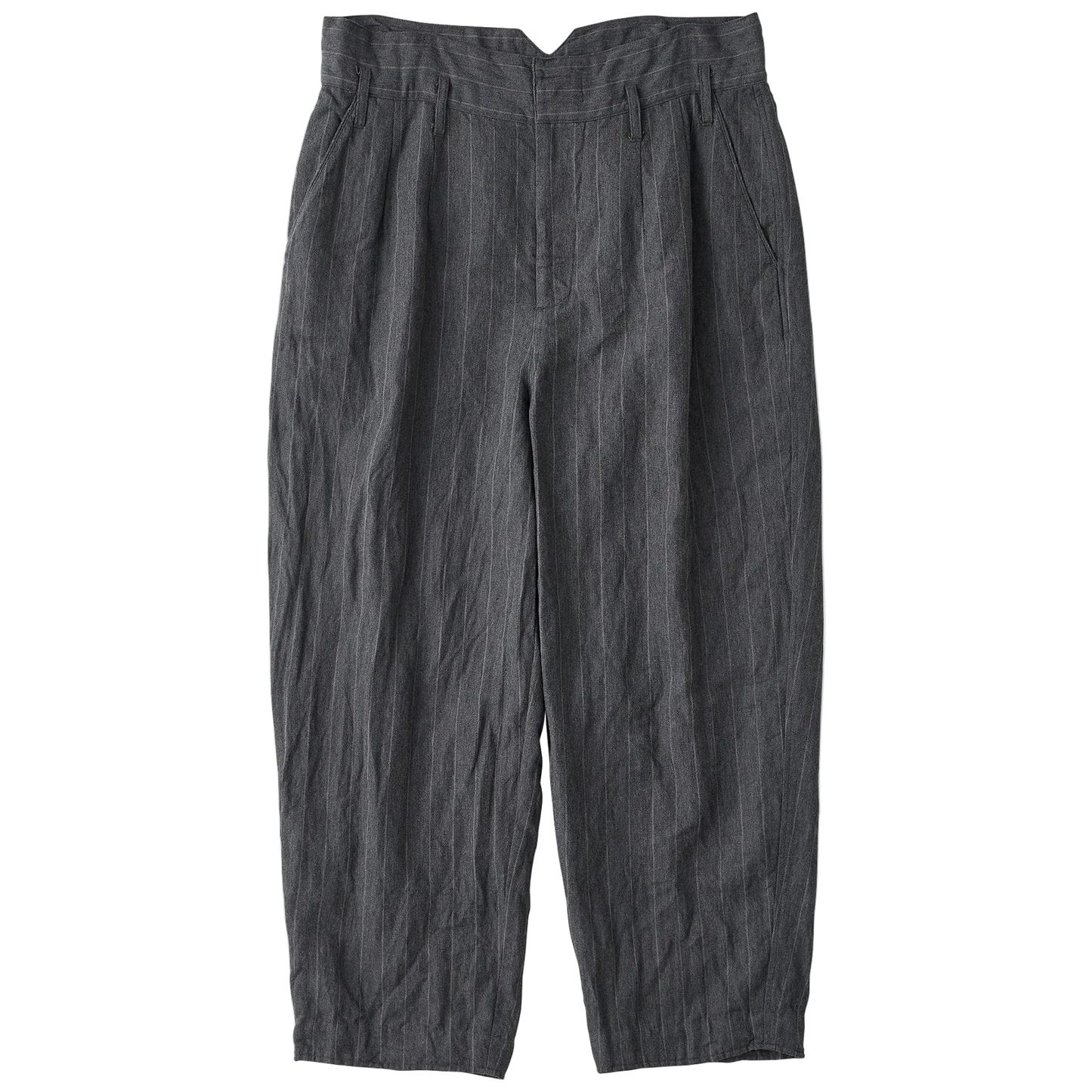 Porter Classic PIN STRIPE LINEN COTTON CLASSIC PANTS