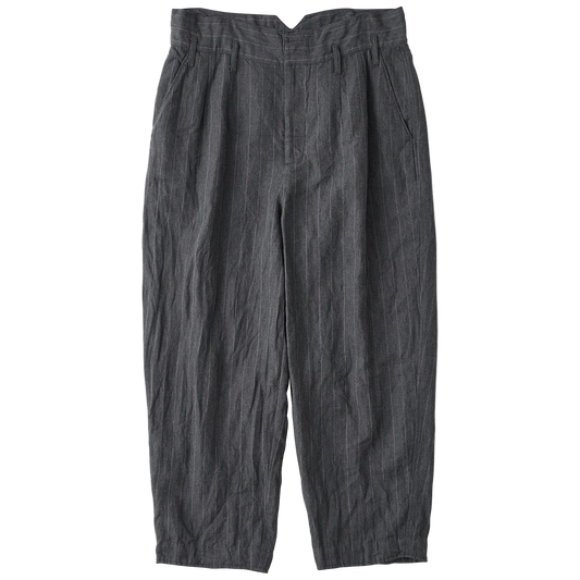 Porter Classic PIN STRIPE LINEN COTTON CLASSIC PANTS