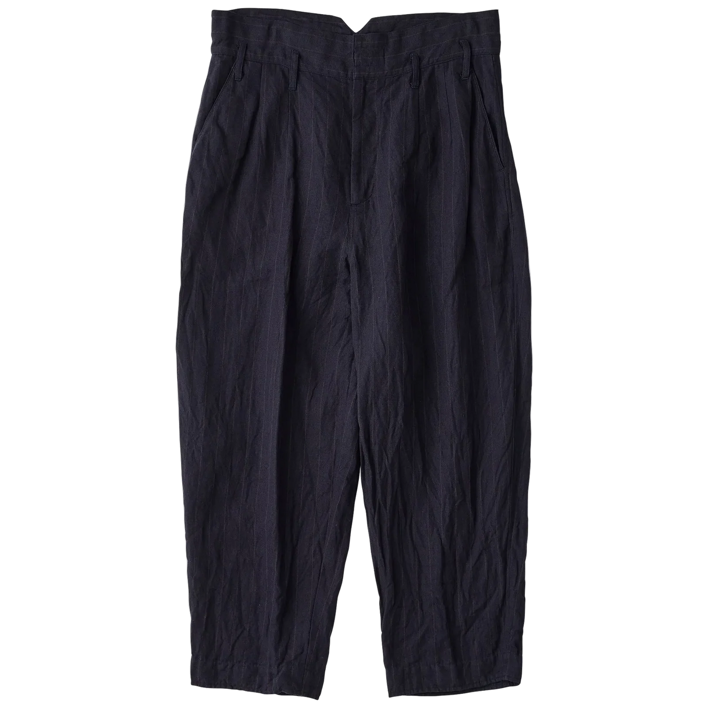 Porter Classic PIN STRIPE LINEN COTTON CLASSIC PANTS