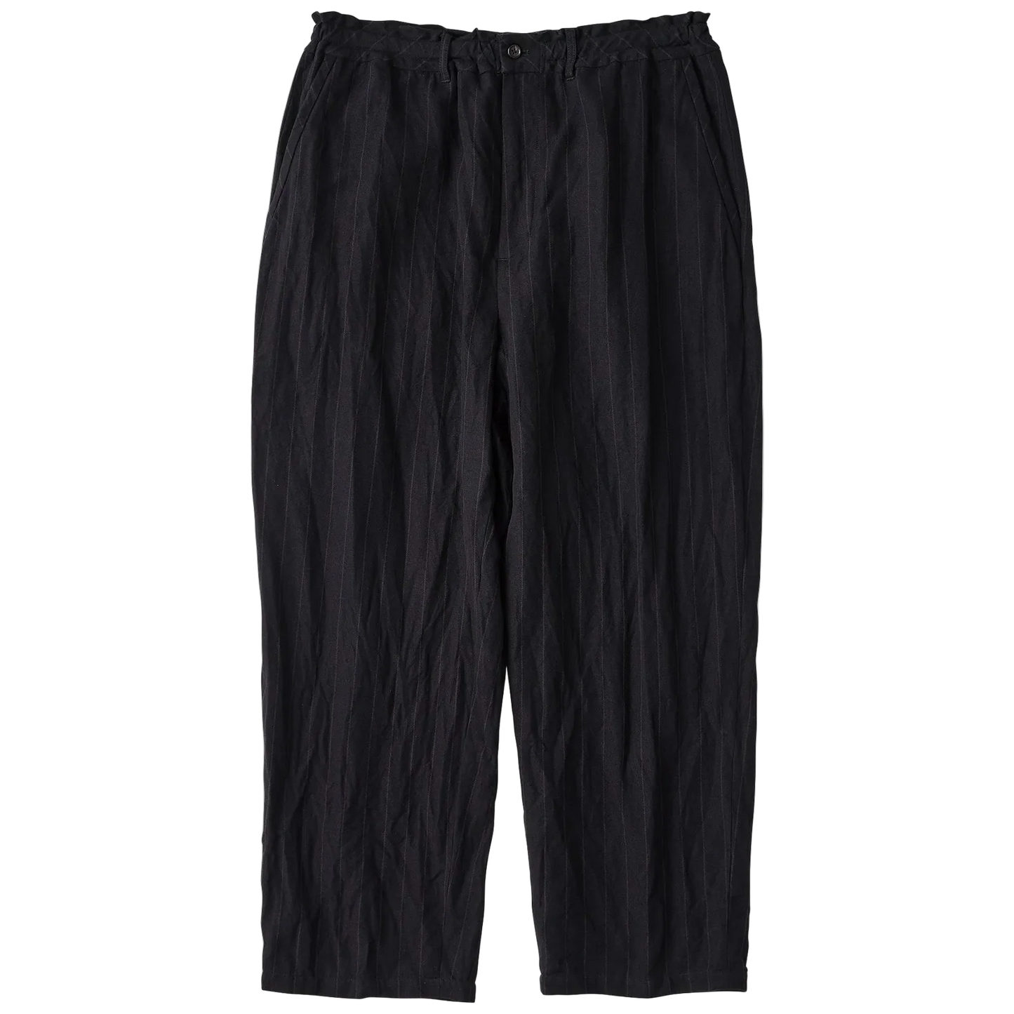 Porter Classic PIN STRIPE LINEN COTTON EASY PANTS