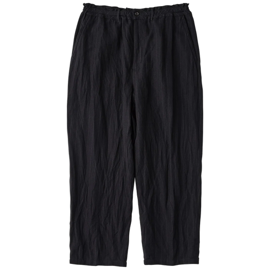 Porter Classic PIN STRIPE LINEN COTTON EASY PANTS