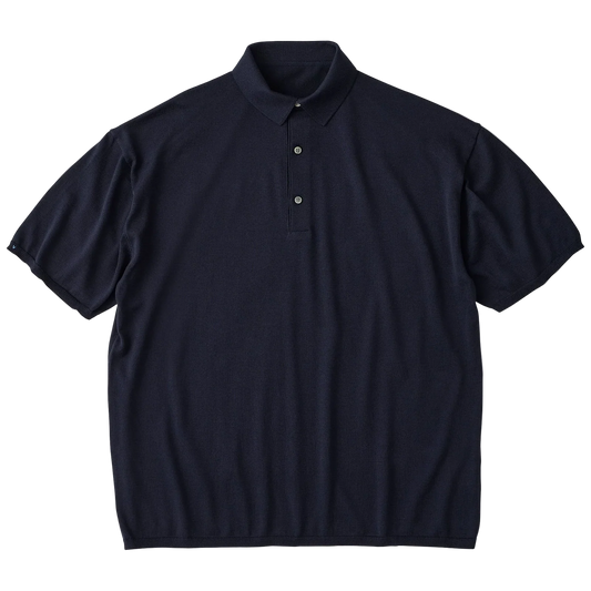 Porter Classic H/W SEA ISLAND COTTON KNIT POLO SHIRT