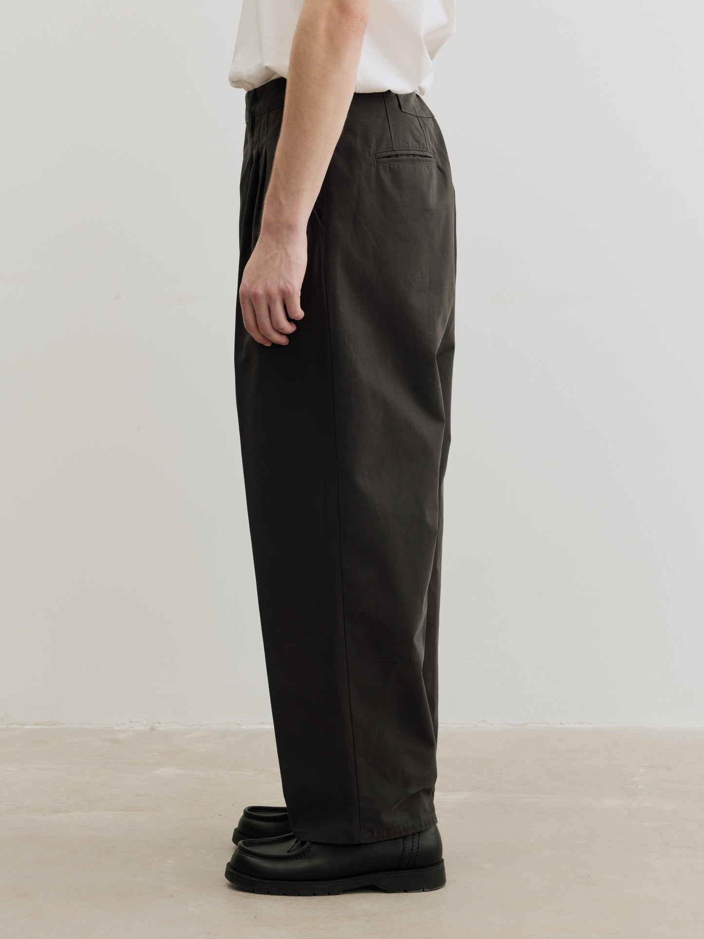 Burcs Twill Loose Straight Pants