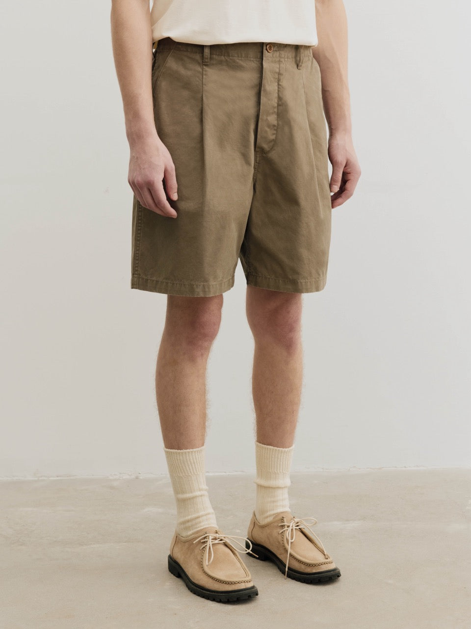 Burcs Three Ply Tuck Shorts