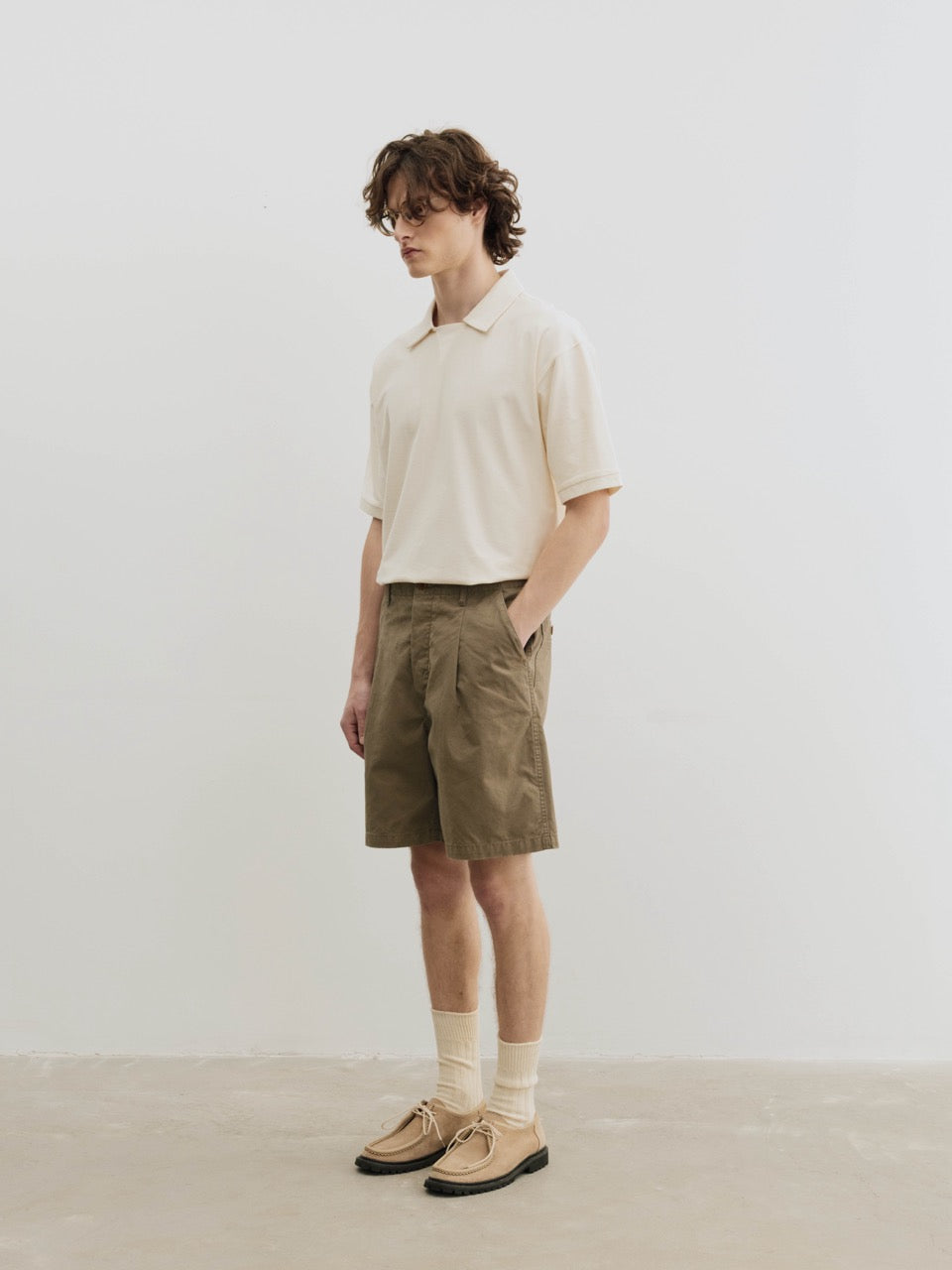 Burcs Three Ply Tuck Shorts