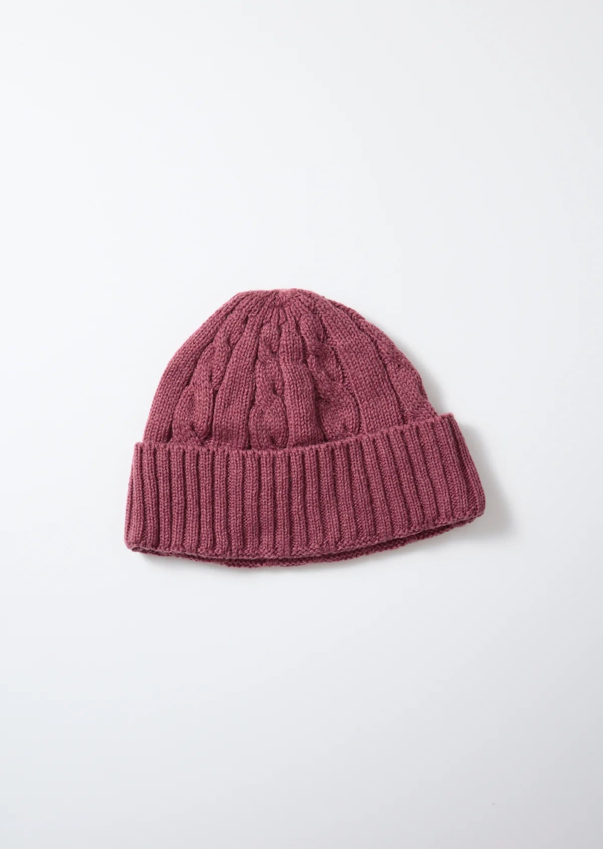 RoToTo WASHABLE MERINO CABLE WATCH CAP