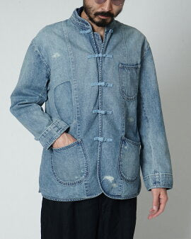 Porter Classic CANNERY ROW DENIM CHINESE JACKET