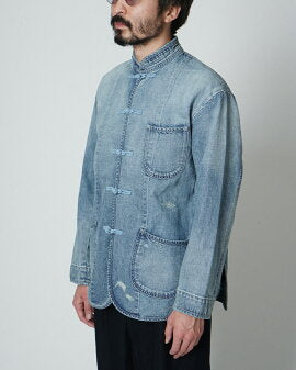 Porter Classic CANNERY ROW DENIM CHINESE JACKET