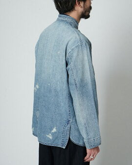 Porter Classic CANNERY ROW DENIM CHINESE JACKET