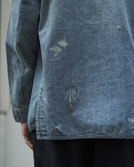 Porter Classic CANNERY ROW DENIM CHINESE JACKET