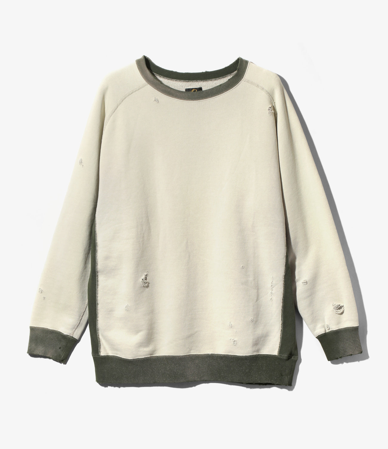 Needles 2-Tone C/N Sweat Shirt - F.Terry