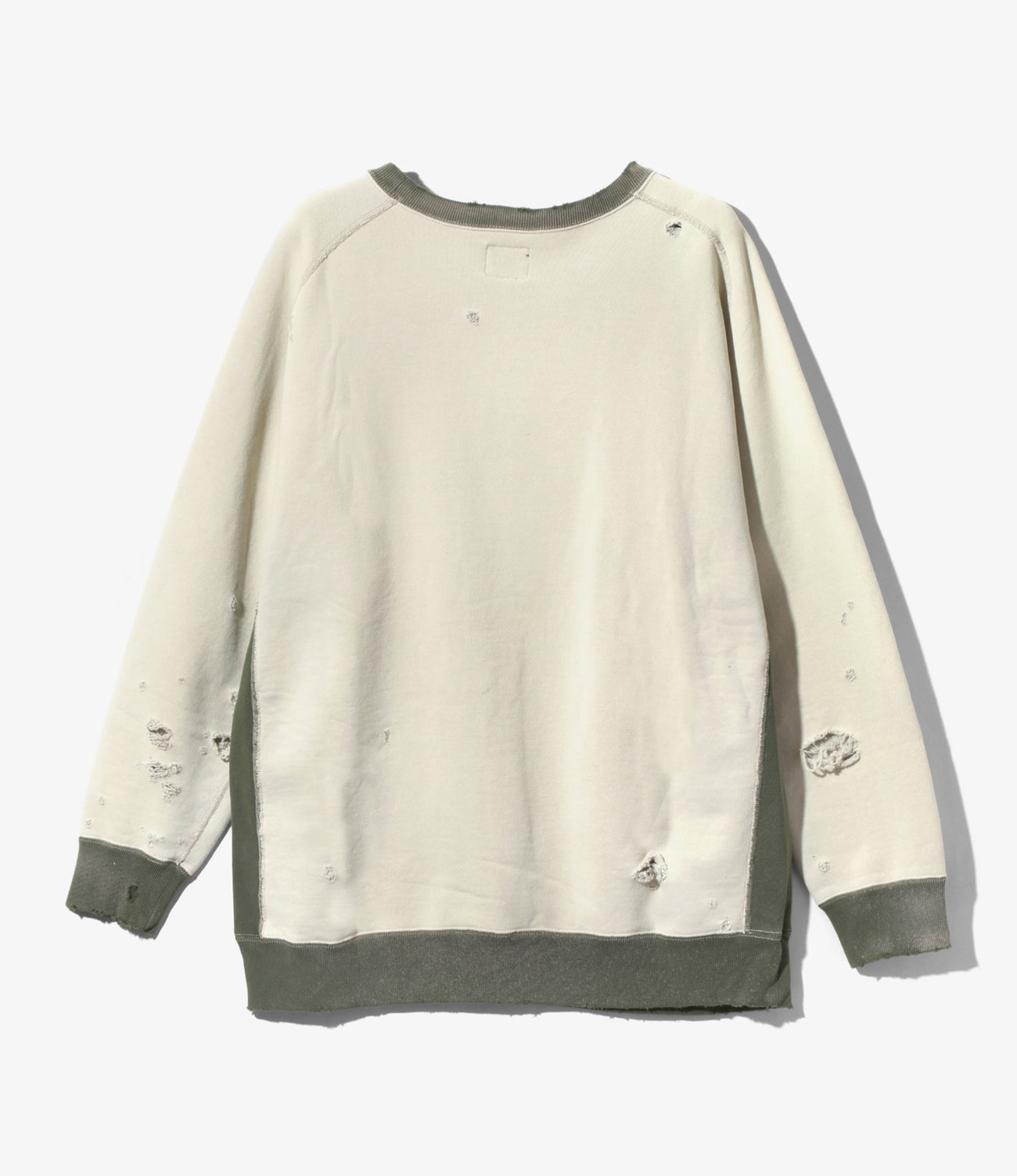 Needles 2-Tone C/N Sweat Shirt - F.Terry