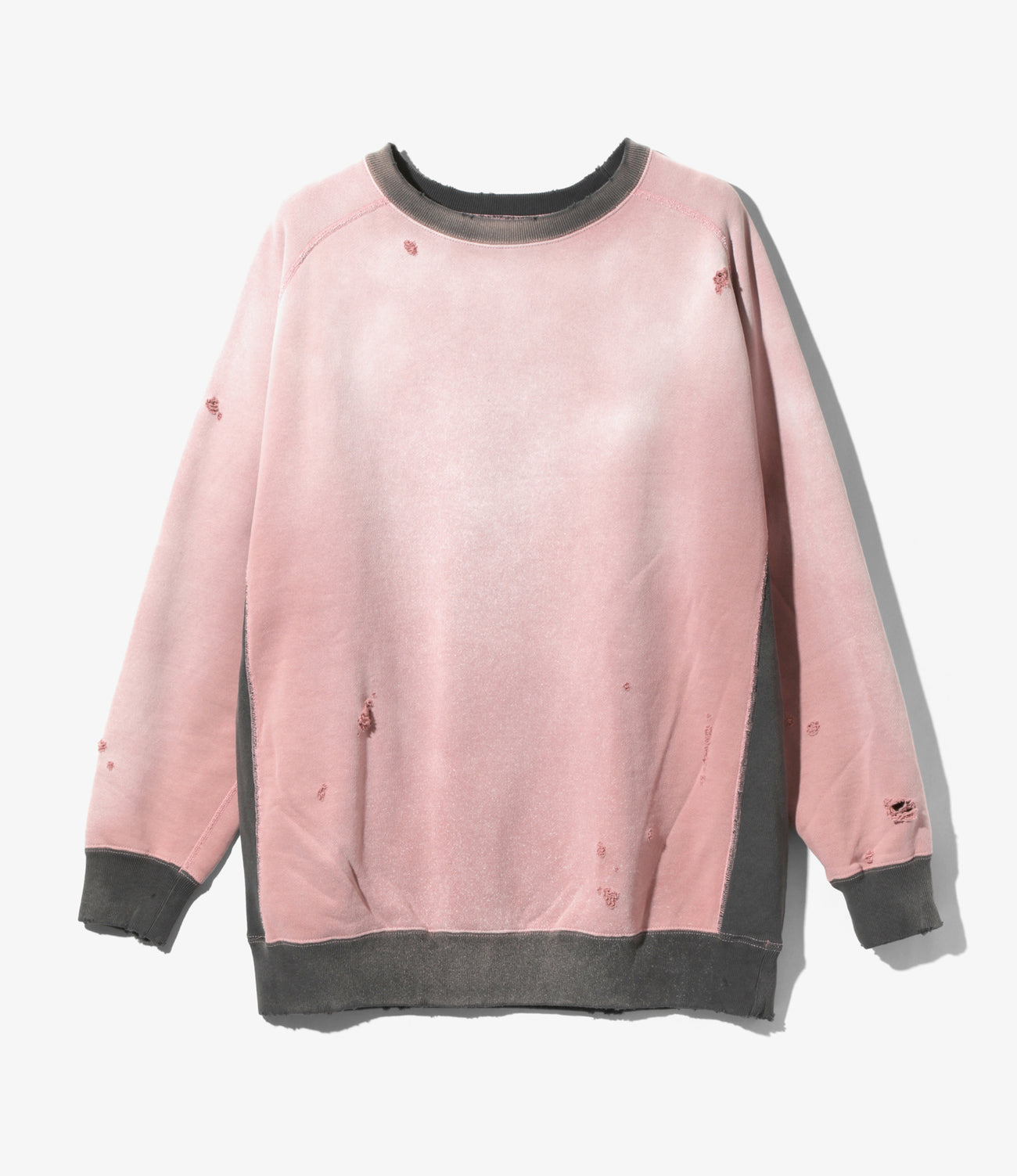 Needles 2-Tone C/N Sweat Shirt - F.Terry