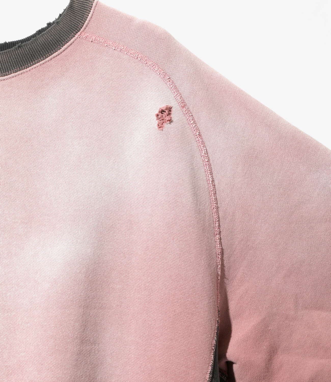 Needles 2-Tone C/N Sweat Shirt - F.Terry