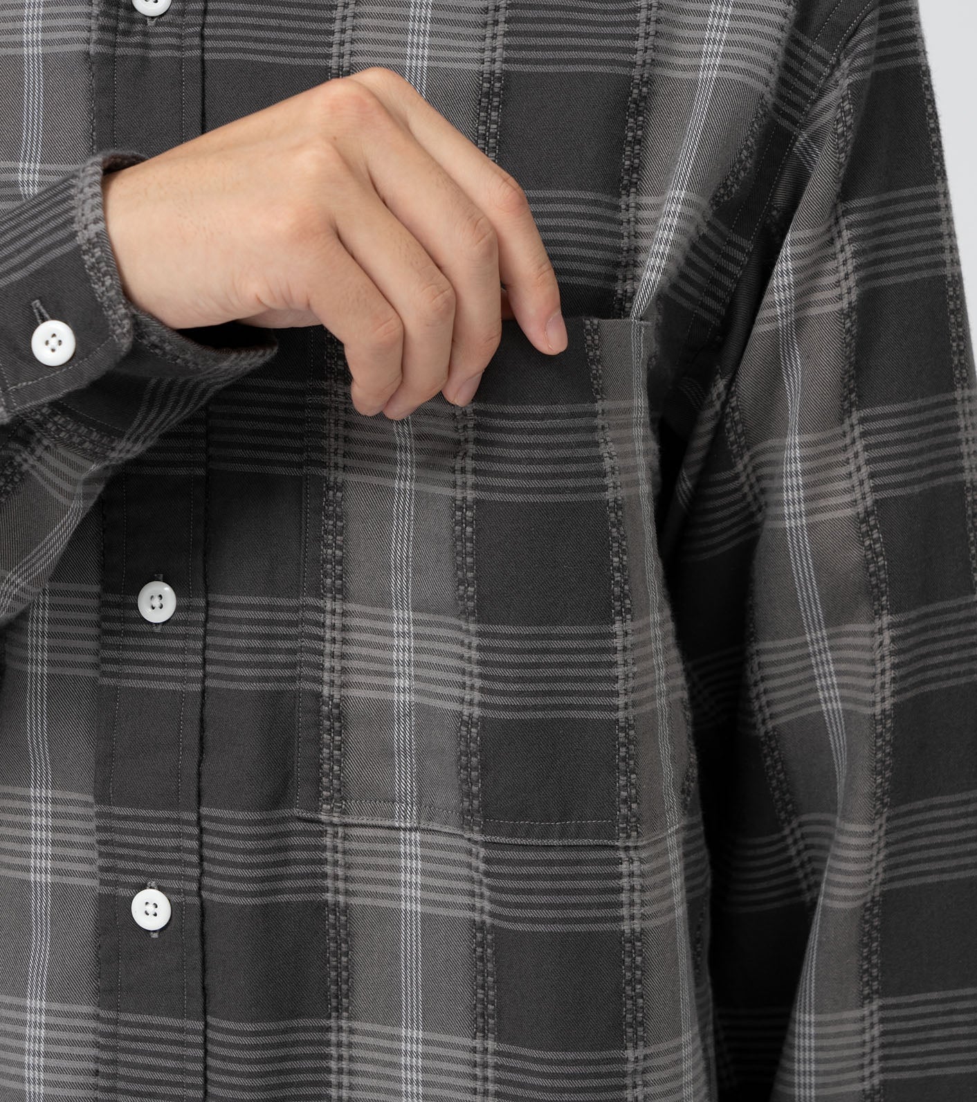 THE NORTH FACE PURPLE LABEL Plaid Dobby Field Shirt