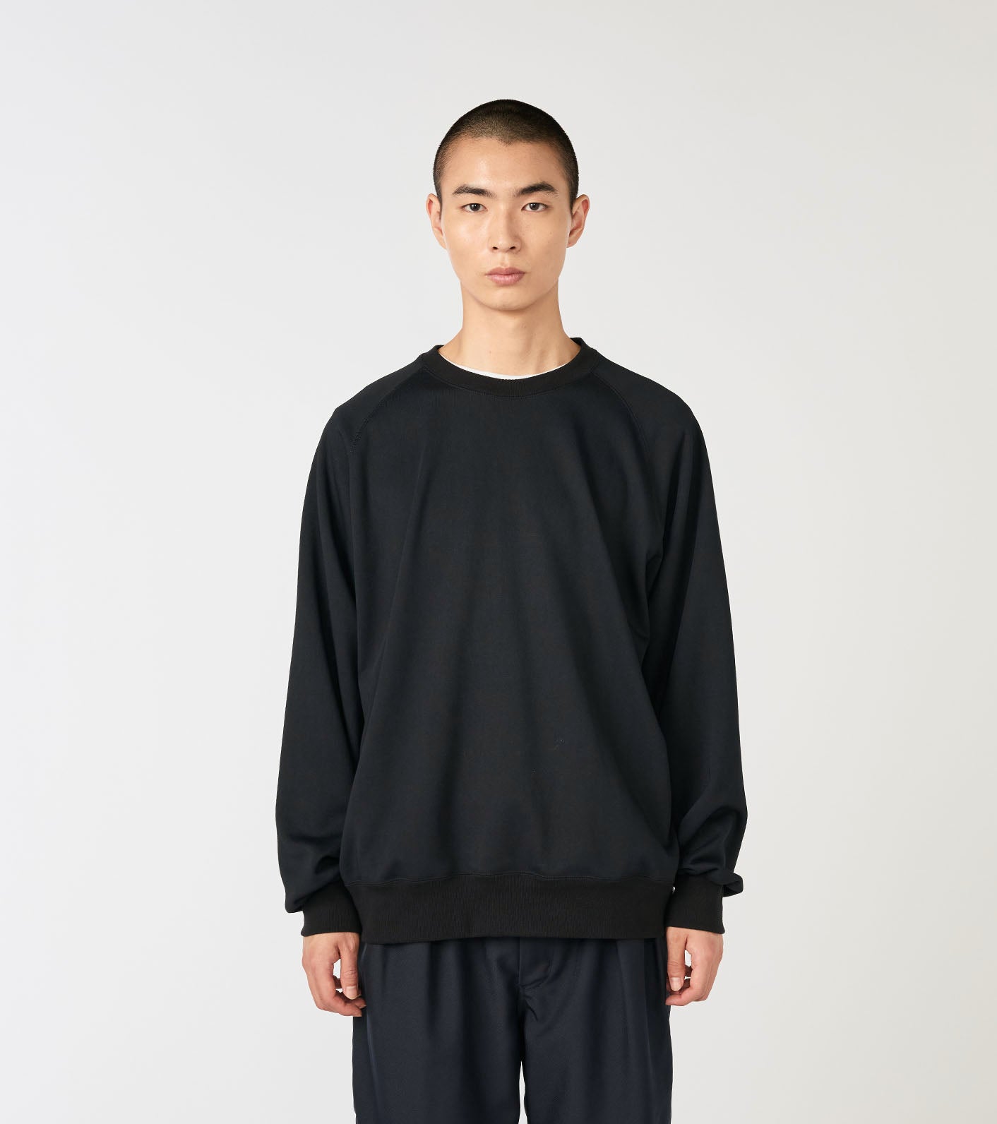 nanamica Polyester Pile Crew Neck Sweat