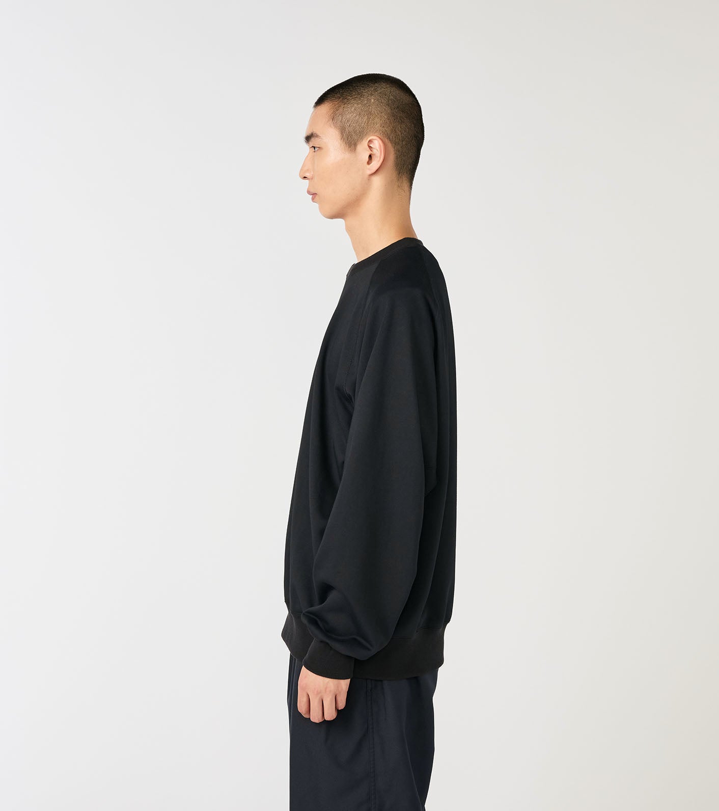 nanamica Polyester Pile Crew Neck Sweat