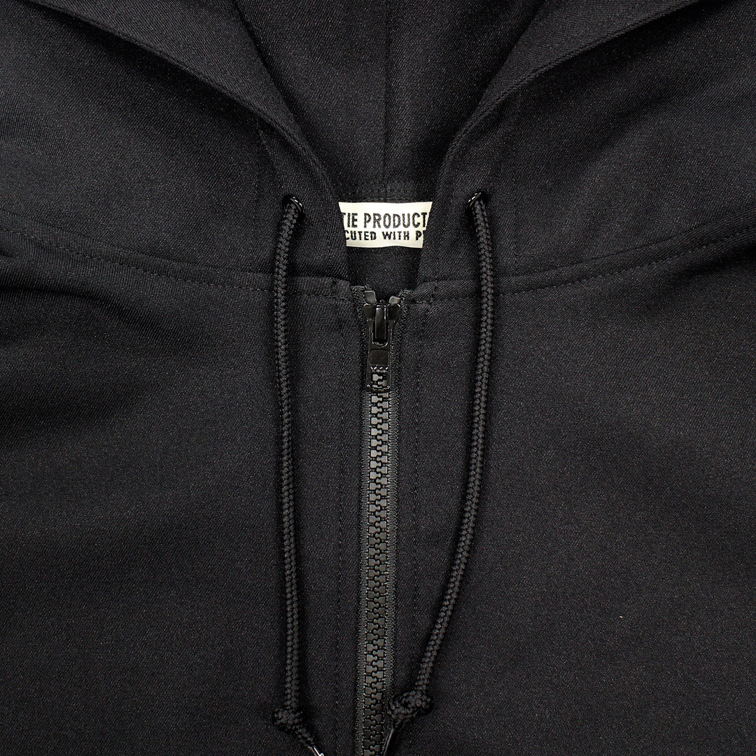 COOTIE PRODUCTIONS POLYESTER TWILL HALF ZIP HOODIE