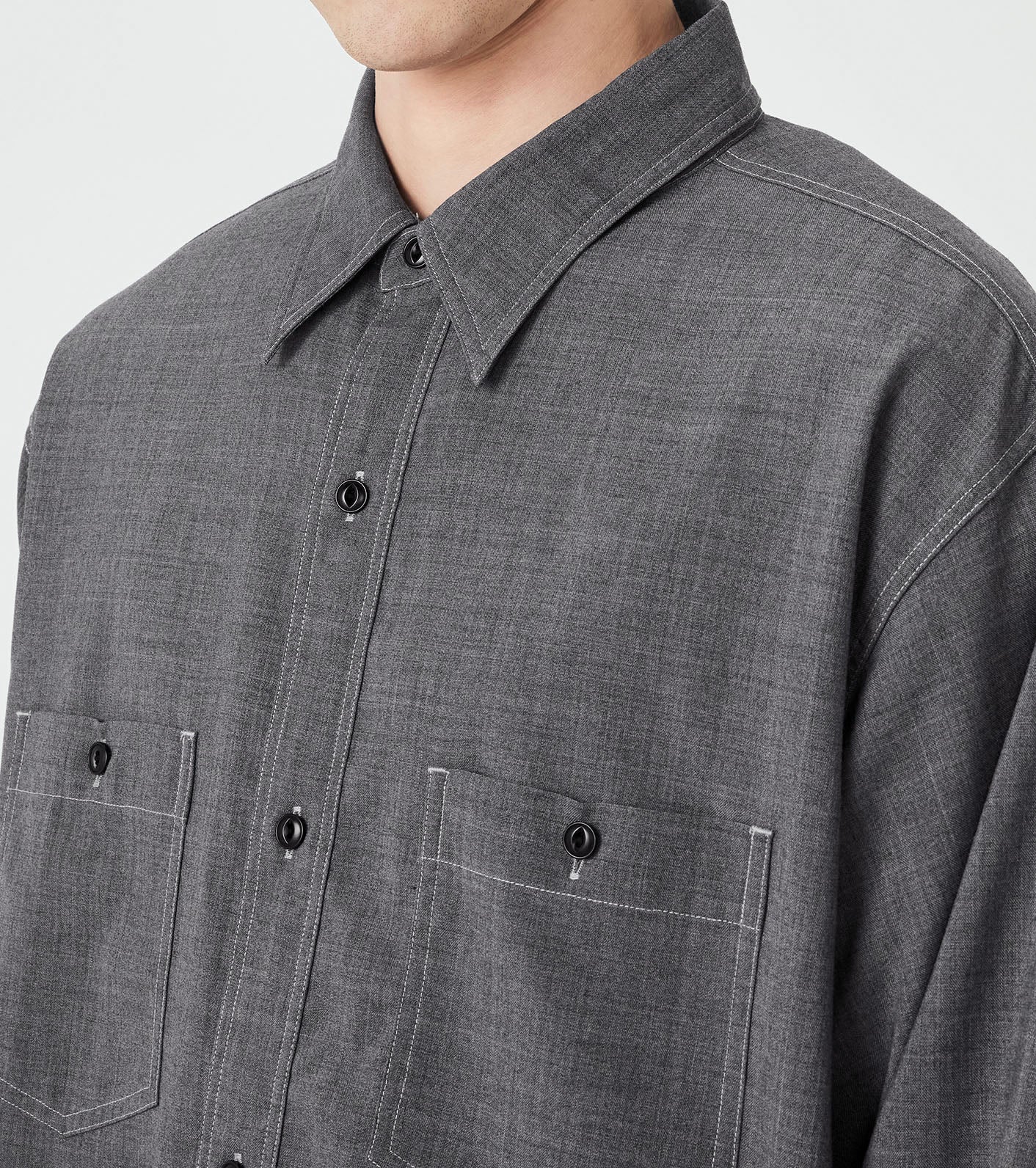 nanamica Polyester Wool Field Shirt