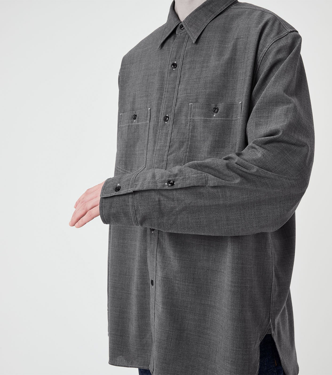 nanamica Polyester Wool Field Shirt