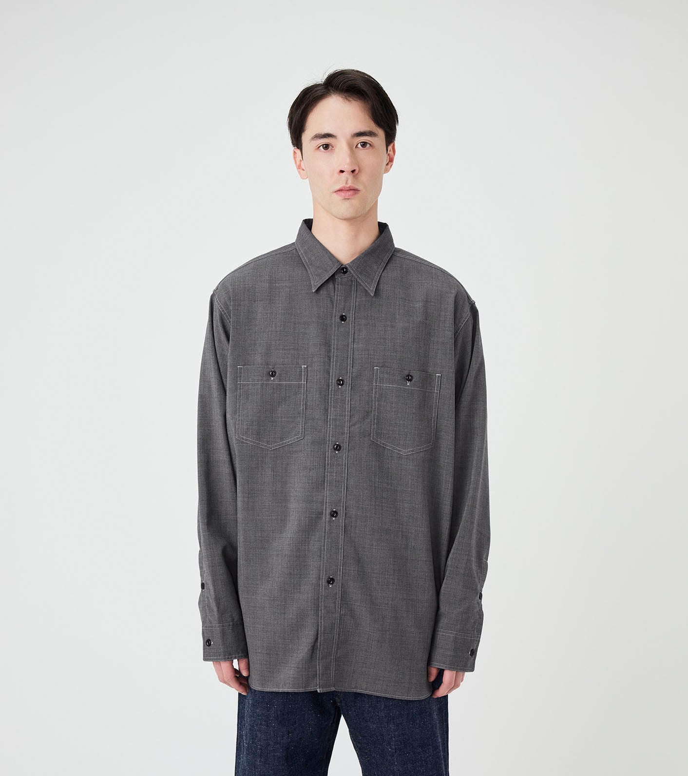 nanamica Polyester Wool Field Shirt